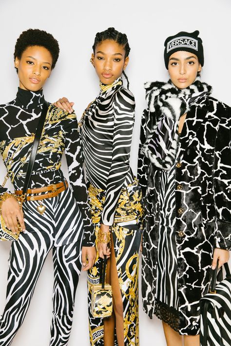 Corey Tenold is shooting behind the scenes at all the top Pre-Fall shows. See his latest coverage here. Fall Fashion Runway, Animal Print Style, Versace Style, Fall Shows, Jungle Fever, Animal Print Outfits, Versace Fashion, Safari Print, Animal Print Fashion