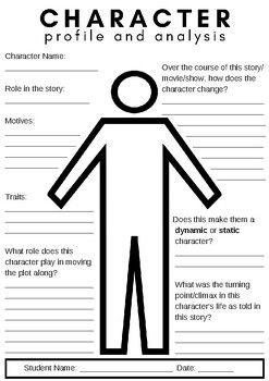 This resource is designed to engage students in deep analysis of literary characters. With sections for character traits, motivations, relationships, and growth, this worksheet allows educators to guide students through the critical examination of characters in any text or movie. Enhance literary comprehension and critical thinking skills as students delve into the complexities of their favorite characters. Suitable for middle and high school classrooms, this worksheet encourages thoughtful disc Movie Analysis Worksheet, Character Analysis Worksheet, High School Classrooms, Theatre Classroom, Education Support, Global Perspectives, Teaching Theatre, Drama Education, Poetry Unit