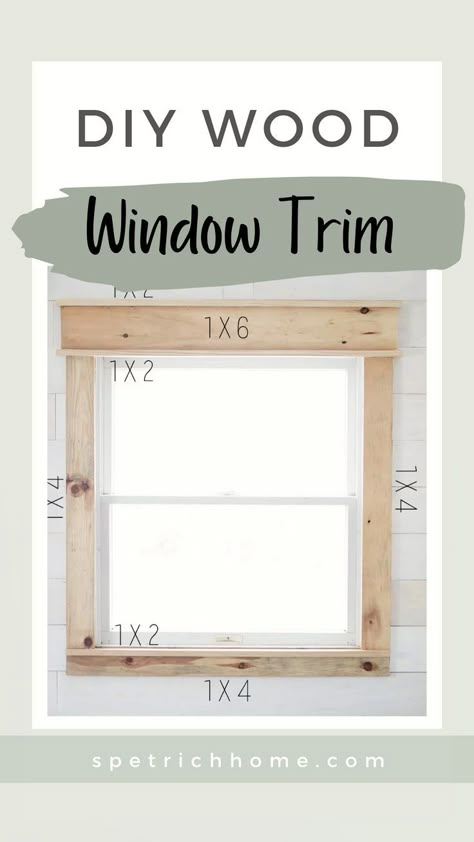 Looking for an easy and beginner-friendly DIY project to spruce up your interior? Check out our DIY Window Trim Ideas! From simple wood strips to intricate designs, we have something for everyone. In no time at all, you can transform the look of your windows and add a personal touch to your home. Please visit us for more DIY Home Projects and Beginner-Friendly Woodworking Projects! Adding Window Trim, Simple Window Trim, Window Trim Ideas Interior, Wood Window Trim, Diy Window Frame, Farmhouse Window Trim, Window Trim Ideas, Diy Window Trim, Farmhouse Trim