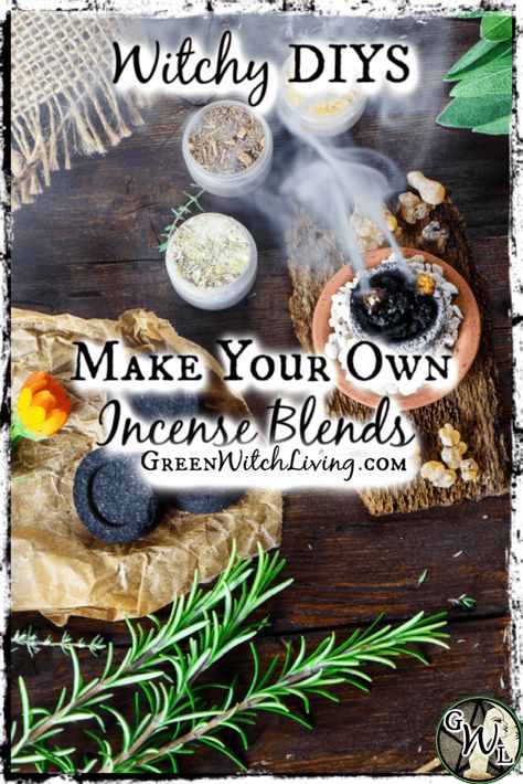 Witchy Diys, Make Your Own Incense, How To Make Incense, Homemade Incense, Diy Incense, Incense Blends, Witchy Business, Loose Incense, Places Of Worship