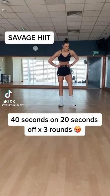 Light Weight Hiit Workout, Workout For When You Dont Want To, Indoor Conditioning Workouts, 5 Minute Hiit Workout, Hit Training Workouts At Home, Before Workout Stretches Women, Hiit Workouts No Equipment, Hit Leg Workout, Legs Hiit Workout