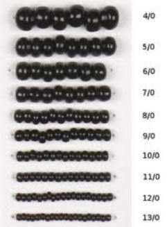 seed-bead-3 Seed Bead Patterns Free, Seed Bead Tutorials, Bead Size Chart, Beaded Necklace Patterns, Seed Bead Patterns, Beading Techniques, Necklace Patterns, Seed Bead Tutorial, Beaded Bracelet Patterns