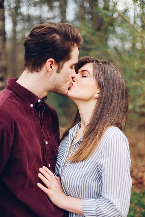 A Spring Engagement | Wisdom&Stature Photography Hugs And Kisses Couples, Kiss Images, Image Couple, Romantic Couple Kissing, Smile Art, Love Couple Images, Art Pretty, Romantic Couples Photography, Romantic Photos Couples