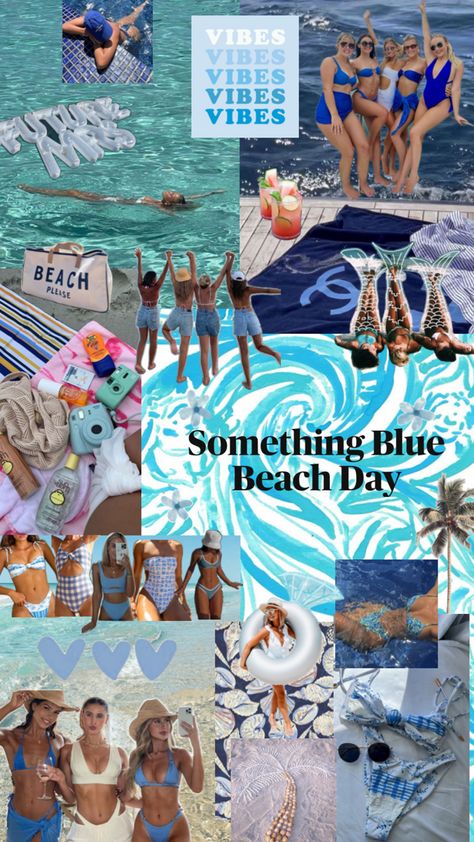 Blue bikinis beach day bachelorette trip girls fun vibes water mermaid essentials Hawaii Bachelorette Party, Something Blue Bachelorette, Lake Tahoe Bachelorette Party, Bachelorette Party Outfit Themes, Hawaii Bachelorette, Bachelorette Party Beach Theme, Bachelorette Outfit Themes, Blue Bachelorette, Cruise Bachelorette Party