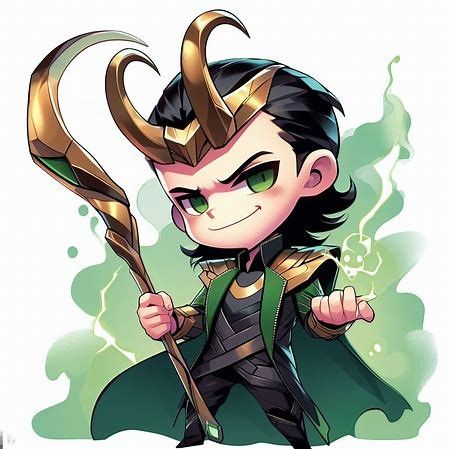 Chibi Marvel Characters, Chibi Loki, Cartoon Character Drawing, Toon Characters, Chibi Cartoon, Loki Odinson, Chibi Marvel, Boy Clipart, Cartoon Movie Characters