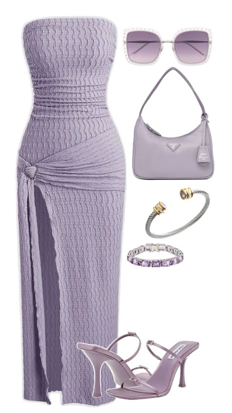 Outfit Inspo For Women, Purple Outfit, Tight Dress Outfit, Looks Party, Purple Outfits, Easy Trendy Outfits, Soft Purple, Evening Outfits, Simple Trendy Outfits