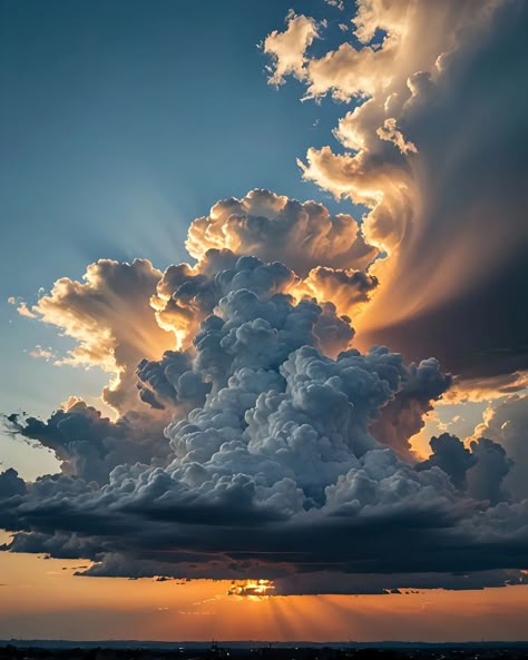 Landscape Clouds Photography, Sun Behind Clouds, Peaceful Pictures, Sunset With Clouds, Clouds At Sunset, Cloud Photo, Nature Paint, Dreamy Clouds, Cloud Photography