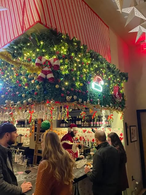 A Guide to Christmas Bars and Holiday Cocktails Around D.C. - Eater DC Christmas Pop Up Bar, Christmas In Dc, Christmas Bars, Bourbon Steak, Ski Village, Saturn Return, Holiday Bar, Christmas Tree Lots, Alpine Ski