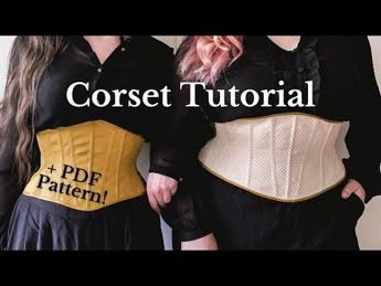 Corset Pattern Plus Size, How To Make An Underbust Corset, Underbust Corset Sewing Pattern Free, Sewing Corset Tutorials, Diy Pirate Corset, Printable Corset Pattern Free, Diy Corset Belt No Sew, Plus Size Corset Pattern, Waist Corset Pattern