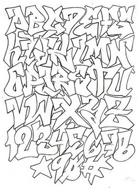 graffiti alphabet for graffiti project Graffiti Alphabet Wildstyle, Graffiti Alphabet Styles, Alphabet Graffiti, Graffiti Images, Graffiti Names, Graffiti Lettering Alphabet, Graffiti Wildstyle, Graffiti Art Letters, Graffiti Fonts