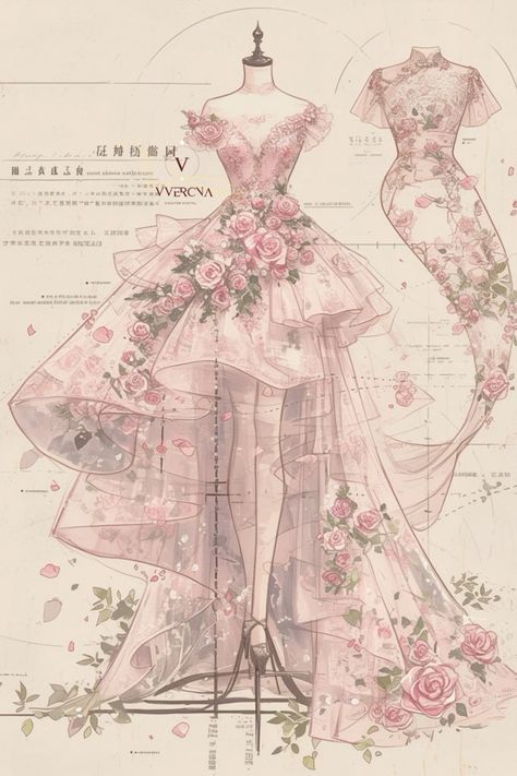 Dreamy Gowns, Fashion Drawing Sketches, Dress Design Drawing, Fashion Design Inspiration, Fashion Drawing Dresses, Clothing Design Sketches, Dress Design Sketches, Fashion Illustration Dresses, Dress Drawing