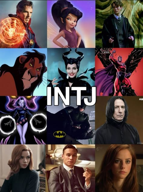 #INTJ #marvel #DC #harrypotter #peakbkinders #mbti #effy #maleficent #batman Intj Movie Characters, Intj T Personality, Intj Personality Characters, Entj Characters, Intp Characters, Intj Things, Intj Personality Type, Intj Characters, Intj Humor