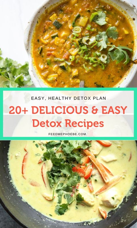 These easy detox recipes are the perfect way for your liver to detox naturally, including low FODMAP, vegan, gluten-free smoothies and soups. Liver Cleanse Recipe, Low Fodmap Vegan, Fodmap Vegan, Liver Detox Recipes, Gluten Free Smoothie, Liver Detox Diet, Healthy Cleanse, Liver Recipes, Healing Recipes