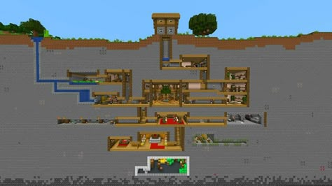 Ideas Para Casas En Minecraft, Minecraft Redstone Ideas, Cool Things To Build In Minecraft, Case Sotterranee, Casa Minecraft, Minecraft Building Guide, Case Minecraft, Minecraft Decoration, Pixel Art Minecraft