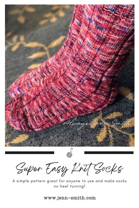 If you’re new to knitting, making socks may appear to be a daunting task. But don’t worry, I have got you covered! I’m excited to share with you the ultimate beginner sock pattern that’s perfect for anyone who’s starting out Knit Tube Socks, Easy Knit Socks, Cooking With Kids Easy, Knitted Socks Free Pattern, Learning To Knit, Local Yarn Shop, Tips For Cooking, Knitting Patterns Free Beginner, Patterns Clothing