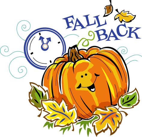 It's Time to "Fall Back"! -- Set your clock back 1 hour Saturday night before you go to bed (11/3 :) Daylight Savings Fall Back, Fall Back Time Change, Fall Back Time, Spring Forward Fall Back, Clocks Fall Back, Daylight Saving Time Ends, Daylight Saving Time, Time Change, Clocks Back