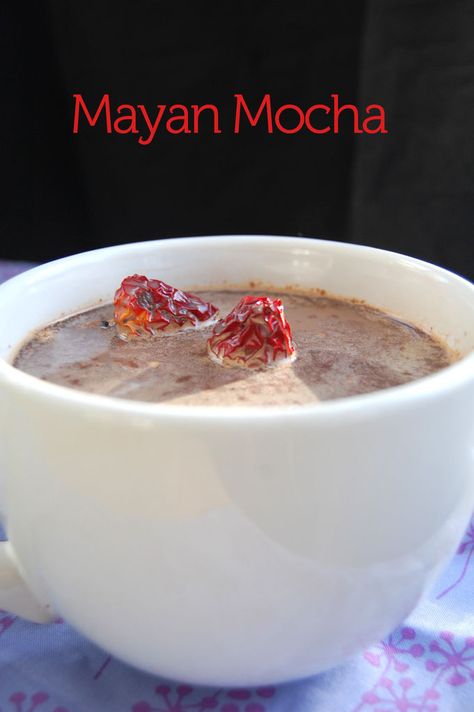 This recipe is pretty good, although instead of using instant coffee, I made some strong coffee in a coffee press. I also used Abuelita hot chocolate instead of cocoa, and it turned out GREAT! Mocha Powder Recipe, Mayan Recipes, Abuelita Hot Chocolate, Virgin Drinks, Spicy Drinks, Fruit Recipes Healthy, Snowy Night, Mocha Coffee, Two Lovers