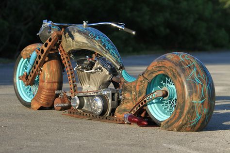 A truly unique full air ride rat built by After Hours Bikes. Rat Bikes, Custom Street Bikes, Rat Bike, Chopper Bike, Custom Choppers, Lead Sled, Vespa Scooter, Harley Bikes, Motor Cycles