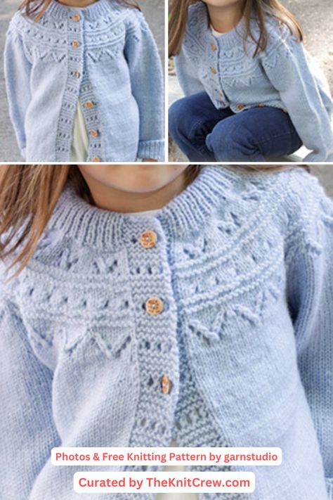 I have a list of kids' cardigan knitting patterns. These knit patterns are ideal to make for your kids' outfits during birthday parties. Check out the entire collection of knit patterns and save your favorite for later. Knit patterns curated by TheKnitCrew. All the designs in the collection have direct links to the pattern with credit to the designer and short info for you to decide if they are the right ones for you. Knit patterns curated by TheKnitCrew. Knitting Sweater For Kids Free Pattern, Kids Sweater Pattern Free Knitting, Toddler Cardigan Knitting Pattern Free, Toddler Sweater Knitting Pattern Free, Toddler Knitting Patterns Free, Free Childrens Knitting Patterns, Cardigan Knitting Patterns, Toddler Girl Cardigan, Kids Sweater Pattern