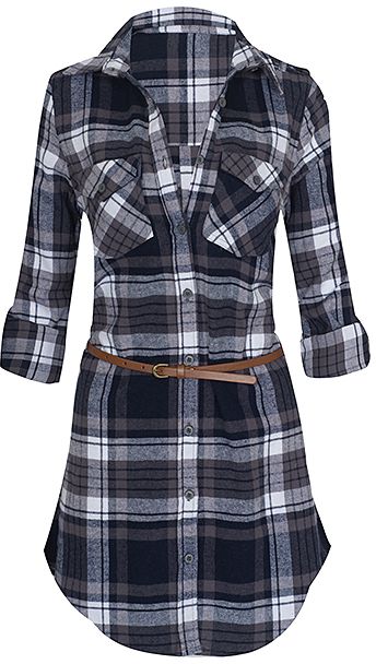 Navy & Gray Plaid Belted Tunic. This would be a cute dress or with some leggings! #affiliatelink Belted Tunic, Tartan Plaid Dress, Plaid Flannel Dress, Tunics For Women, Flannel Shirt Dress, Blue Plaid Dress, Casual Dresses Plus Size, Tunic Designs, Stylish Short Dresses