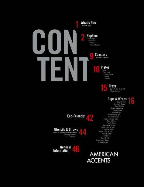 Table Of Contents Design Layout, Contents Page Design, Magazine Page Design, Design Layout Ideas, Table Of Contents Design, Design De Configuration, Table Template, Contents Layout, Index Design