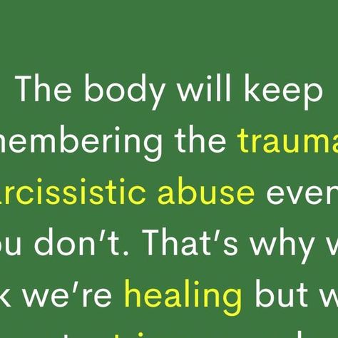 Caroline Strawson on Instagram: "Trauma is a brain, mind and body experience. 🧠For anyone who experienced trauma before the age of around 4, you will likely have little or no “memory” of the trauma because the brain doesn’t yet hold memories in narrative form. What happens is our body literally “stores” the trauma as a somatic memory in the body instead of an image in the brain. This is why as an adult you may smell a certain perfume and your body reacts as the somatic memory has been activated.🧠 This is why when we get triggered by a narcissist, it’s because they are triggering somatic memories from our childhood, taking us back to a painful time and our nervous system responds in a fight, flight or freeze response.❄ Our body is literally stuck in the past because we weren’t able to fu Traumatized Quotes, Freeze Response, Stuck In The Past, Out Of Body, The Brain, Nervous System, Our Body, The Age, Brain