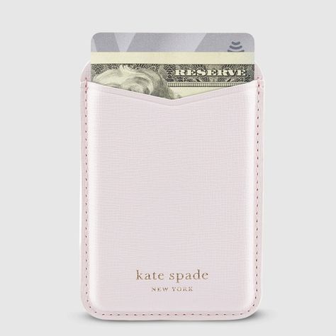 kate spade Pale Dogwood MagSafe Wallet Pale Dogwood, Chic Phone Case, Magsafe Wallet, New York Design, Xmas Wishes, Real Christmas, Gift Inspo, Cute Wallets, Girly Bags