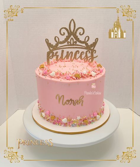 Princess Cake For 1st Birthday, Once Upon A Time First Birthday Smash Cake, Princess Cake For 3rd Birthday, Princess 2nd Birthday Cake, Princess Theme Birthday Cake Ideas, Your Royal Fiveness Cake, Princess Cake Pink And Gold, Princess Theme Smash Cake, Simple Princess Theme Birthday Cake