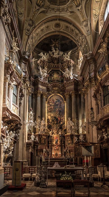 Peterskirche Altar | This church looks short and squat from … | Flickr Nature Backgrounds Iphone, Baroque Interior, Architecture Baroque, Architecture Antique, Castle Aesthetic, Architecture Wallpaper, Dark Academy, Royal Aesthetic, Tree Artwork