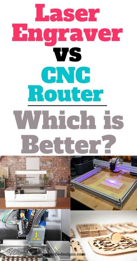 Laser Engraver vs CNC Router (Best Tips Before Buying) - Paper Flo Designs Best Cnc Machine, Laser Engraving Projects Diy, Laser Etching Machine, Best Laser Engraving Machine, Cnc Acrylic Projects, Cnc Router Projects To Sell, Free Cnc Projects, Cnc Router Projects Woodworking, Cnc Router Projects Free