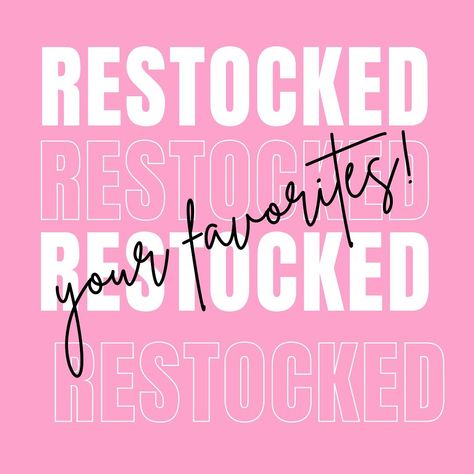 YOUR FAVORITES ARE BACK IN STOCK!!! SHOP NOW 🛍️AND GET 15% OFF + FREE SHIPPING! 💋 #sale #restock Small Business Sale Ideas, Restock Poster Design, Back In Stock Graphic, Small Business Must Haves, Have A Wonderful Thursday, New Small Business Ideas, Support Small Business Quotes, Wonderful Thursday, Lipgloss Business