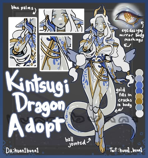 Character Adopts, Hybrid Art, Adopt Idea, Character Design Ideas, Alien Art, Oc Inspo, Creature Concept, Character Design References, Dragon Art