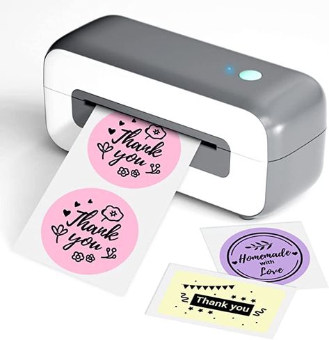 Shipping Label Printer, Label Maker Machine, Create Labels, Barcode Labels, Sticker Printer, Small Business Packaging Ideas, Thermal Label Printer, Portable Printer, Small Business Packaging