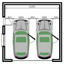 Garage Sizes, Parking Plan, Wallpaper Designs For Walls, Garage Workshop Layout, Garage Construction, Car Shed, Steel Sheds, Garage Dimensions, Carport Garage