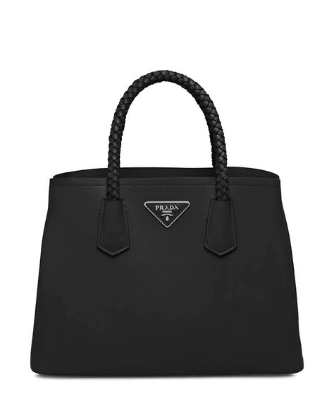 Prada women’s medium Black Double tote bag A stylish and functional tote bag from Prada, perfect for carrying your essentials. Crafted from durable Saffiano leather, this bag offers a spacious interior and comfortable double handles. Stylish Tote Bag, Gucci Ophidia, Balenciaga Speed, Designer Tote Bags, Shopper Tote, Luxury Accessories, Black Tote Bag, Tote Bag Design, Stylish Accessories