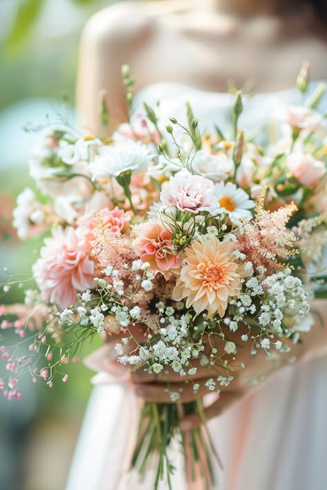 From ethereal clouds to elegant accents, these 36 Baby’s Breath bouquets offer versatile beauty for any wedding theme. #ElegantFlorals #BabysBreath Classic Whimsical Wedding, Whimsical Flower Bouquet, Wedding Flower Arrangements Spring, Elegant Whimsical Wedding, Whimsical Bridal Bouquet, Whimsical Wedding Bouquet, Whimsical Bouquet, Spring Bridal Bouquet, Baby's Breath Wedding