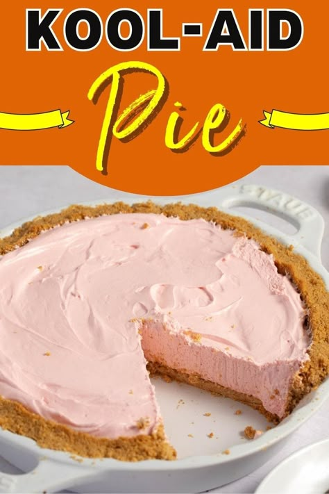 Kool Aid Pie Recipe, Kool Aid Flavors, Parfait Cups, Baked Dessert, Pineapple Lemonade, Cookie Cake Pie, Dessert Simple, Dessert Bar Recipe, Cakes Recipes