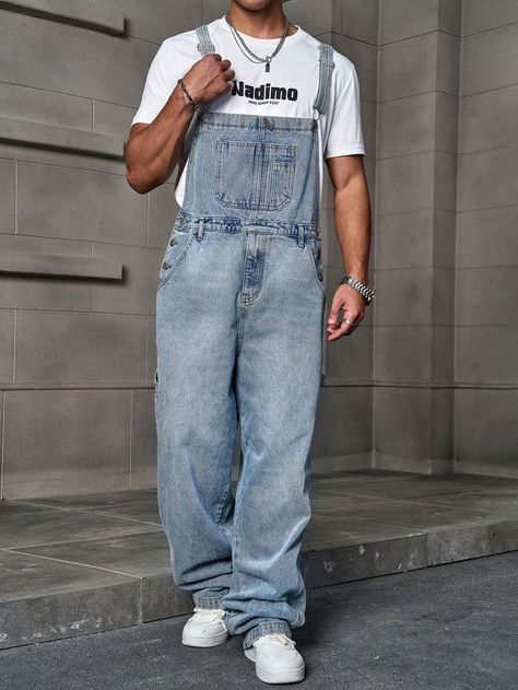 It's very beautiful! I liked it quite Arrived in a week!! Quick Halloween Costumes Men, Men Overalls Outfits, Jumpsuit Outfit Men, Mens Overalls Outfits, Overalls Outfit Men, Mens Jumpsuit, Overalls Men Fashion, Overalls For Men, Overall Men