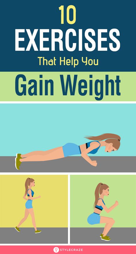 Top 10 Exercises That Help You Gain Weight: When a person exercises appropriately, then the food consumed gets utilized and converted into muscle mass which helps in building a good and healthy body. People with a desire to put on weight are required to exercise sensibly, as it is one of the most important aspects of gaining weight. #Health #Fitness #Exercises #WeightGain Weight Gain Exercise, Gain Weight For Women, Tips To Gain Weight, Weight Gain Plan, Weight Gain Tips, Ways To Gain Weight, Healthy Weight Gain Foods, Food To Gain Muscle, Weight Gain Journey