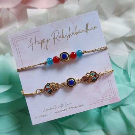 Budget Rakhi bracelet pairs under 200/- Shop from our store link in Bio 😊 #rakhi2024 #rakhishoppingonline #rakhibracelet #bhaiyabhabhi #rakhi #rakhiedit #rakhihamper Bracelet Rakhi, Link In Bio, Bracelet, Quick Saves