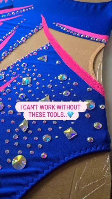 Sara Wahlberg|Costume design on Instagram: "My favorite bling-tools is...💎😍 ..the tray and waxpen 😍 The tray helps to flip the stones around with just a little shake. And the waxpen is just amazing for picking up and place all the smaller stones. They are booth so easy to work with. 💎 Have you tried a waxpen for your bling? Or do you prefer something else for picking them up? Tweezer or totally by hand? I'm curious 👀👇 And if you found this reel helpfull tag someone who should also see this Rhinestone Dance Costume Ideas, Dance Costume Rhinestone Ideas, Baton Twirling Costumes Strut, Rhinestone Patterns Dance Costumes, Baton Twirling Costumes, Dance Costume Rhinestone Pattern, Baton Costumes, Twirling Costumes, Baton Twirling