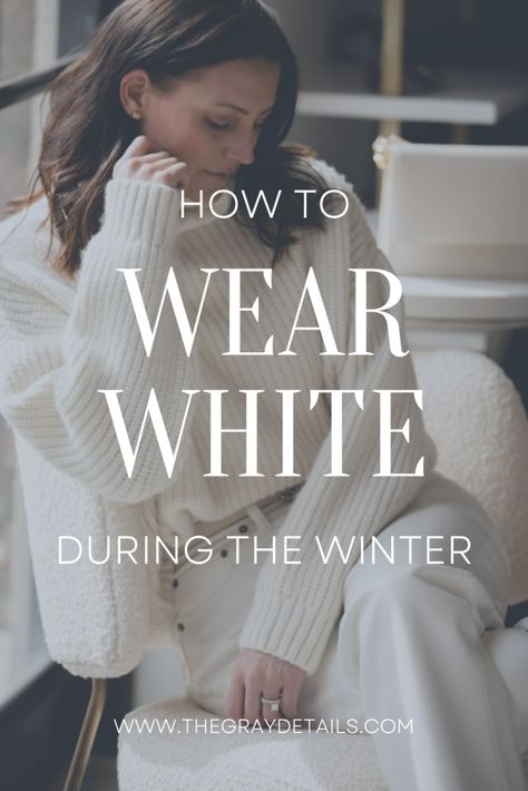 How To Wear White in Winter, white outfit ideas, winter white outfit ideas, quiet luxury outfits, classy outfits White Beige Winter Outfit, How To Style White Pants Classy, White Pants Office Outfit Work Attire, Sporty White Outfits, White And Brown Winter Outfit, White Denim In Winter, Styling White Pants In Winter, Full White Winter Outfit, White Sweater White Skirt