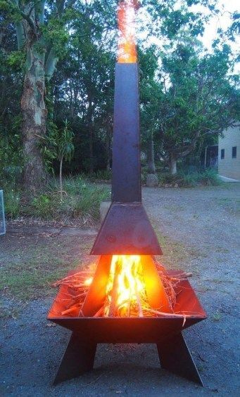 Diy Fire Pit Ideas, Make A Fire Pit, Outside Fire Pits, Outdoor Fire Pit Designs, Metal Fire Pit, Cool Fire Pits, Cool Fire, Steel Fire Pit, Welding Ideas