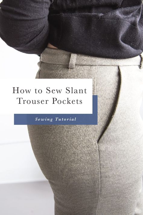 How To Sew A Pocket On Pants, Sew Pockets On Pants, Sewing Pockets On Pants, How To Sew Pockets Into Pants, Pants Pocket Pattern, Modified Clothing, Jeans Tutorial, Closet Core Patterns, Pants Tutorial