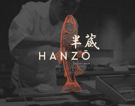 Japan Branding, Japanese Branding, Sushi Logo, Restaurant Identity, Sushi Design, Food Branding, Food Logo Design, Restaurant Logo, Fish Logo