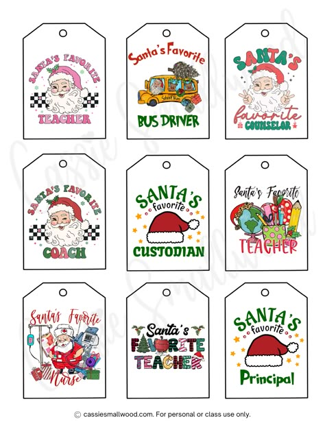 Free printable Christmas tags for teachers, coaches, custodians, school nurse, bus driver, and principal Teacher Christmas Printable Free, Free Christmas Teacher Gift Tags, Free Printable Teacher Christmas Tag, Christmas Gift For Bus Driver, Teacher Christmas Gift Tags Free, Teacher Christmas Gift Tags Printable, Christmas Teacher Gift Tags Printable Free, Teacher Christmas Tags Printable Free, Editable Christmas Tags Free Printable