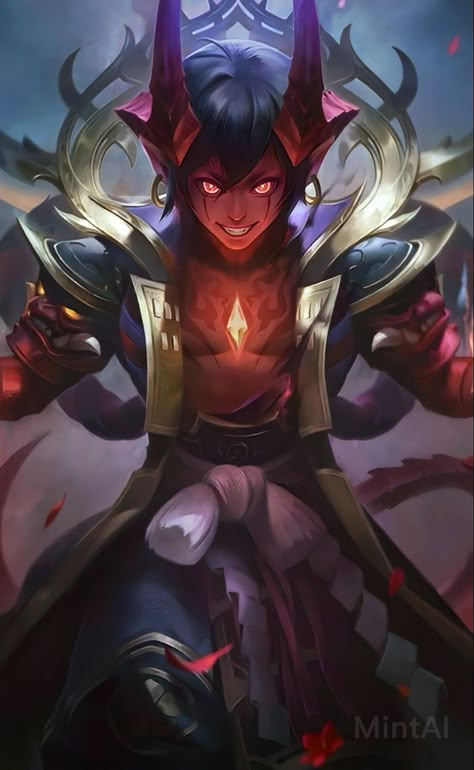 Dyrroth Collector Skin, Mobile Legends Funny Wallpaper, Dyroth Mlbb, Dyroth Art, Hero Fighter, Mlbb Skin, Mobile Cartoon, Mobile Legends Wallpaper, Legends Wallpaper