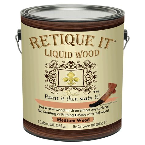 Retique It Liquid Wood, Retique It, Liquid Wood, Wood Refinishing, Siding Trim, Refinish Furniture, Sanding Wood, Bleached Wood, Wood Paint