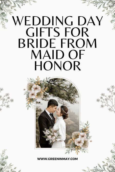 Wedding Day Gifts for Bride from Maid of Honor Best Gift For Bride, Wedding Day Bridesmaid Gifts, Best Friend Wedding Gifts, Bridal Gifts For Bride, Bridesmaid Gifts From Bride, Thoughtful Wedding Gifts, Bride Friend, Wedding Maids, Gifts For Bride