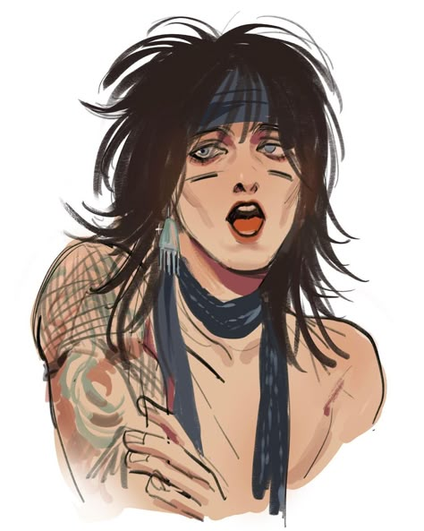 Motley Crue Drawing, Motley Crue Fanart, Rockstar Aesthetic Men, 80s Drawings, Nikki Sixx 80s, Rockstar Fanart, Rockstar Art, Metal Drawing, Mick Mars